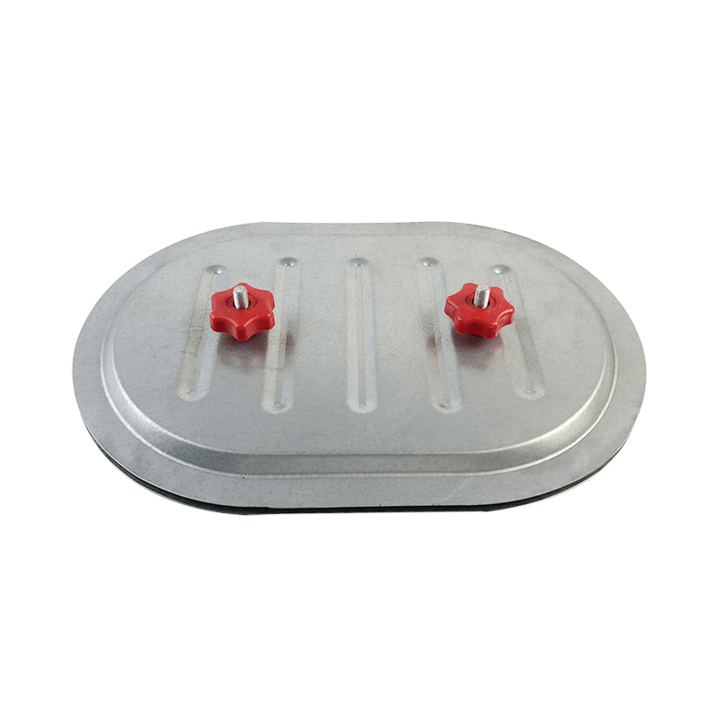 SS-CA Овальная смотровая дверь из оцинкованной стали для воздуховодов